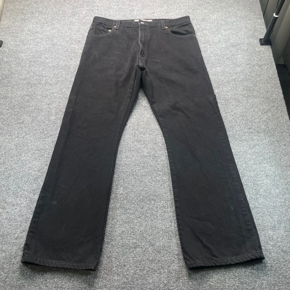 Levi's 517 Bootcut Jeans Mens 36x30 Black Denim 00517-0260